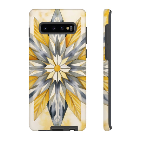 Sunshine Bloom Mosaic - Impact Resistant Phone Case Samsung Galaxy S10 Plus Matte